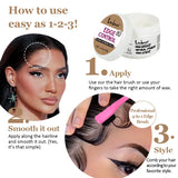 LOCKMIO 30g Baby Bangs Styling Gel Hair Pomade Edge Control Wax for Wigs Women 24 Hour Long Lasting Edges Control Hair Wax Cream