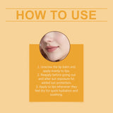 Sun Protective Lip Balm SPF50+ Hydrating Lip Sunblock Fade Lip Lines Nourishing Moisturizing Brighten with Kojic Acid Ceramide