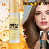 Honey Hair Oil Repair Dry Scalp Damaged Fragile Hair Helps Prevent Hair Loss Breakage Mild Formula Protects Health Hair 10ml