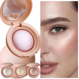 3D Face Highlighter Powder Instant Silky Baked Shimmer Illuminator Makeup Natural Glossy Brighten Contouring Glitter High Gloss