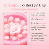 Face Moisturizer Lightweight Moisturizing Cream 5% Niacinamide for Uneven Skin Tone, Glow hydration Collagen Capsule Cream
