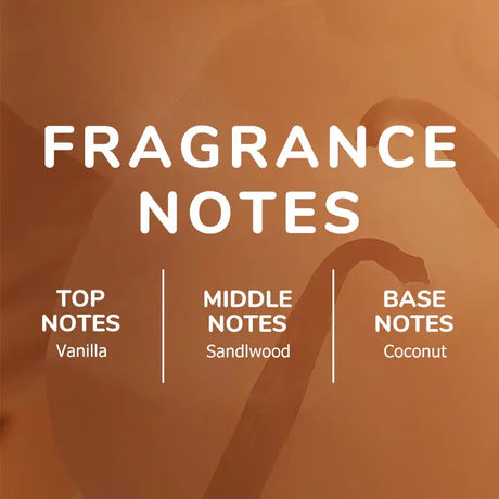 KOEC Vanilla & Coconut Fragrance Mist Perfume Refreshing Moisturizing Triple Notes Plant Fragrances Propylene Glycol