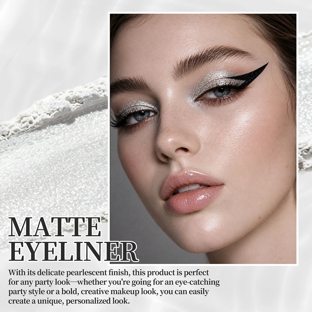 ART VALUE Creamy Texture Matte Eyeliner Pencil Easy Coloring Sweat Proof Eyeshadow Pencil Long Lasting Shimmer Eyeliner Makeup