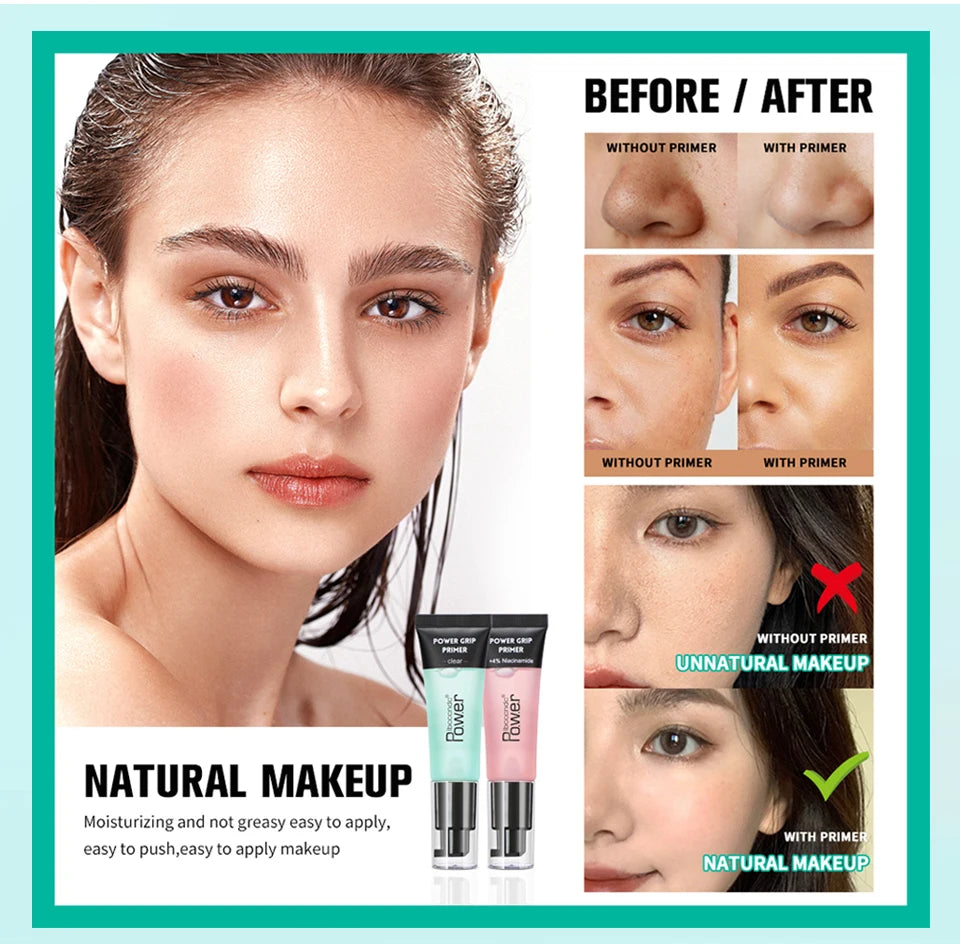 24ml Power Grip Primer Gel Based Hydrating Face Primer For Smoothing Skin Gripping Makeup Invisible Pore Colorless Primes