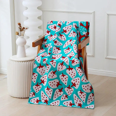 Two Three Layers Pure Cotton Gauze Bath Towel Adult Girl Kawaii Cartoon Towel 70x140cm Home Absorbent Bathroom Wrap Quick-Dry