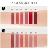 HANDAIYAN 1/6 PCS Lipstick Set Make-up for Women Non Stick Cup Waterproof Long Lasting Cosmetics Korean Makeup Matte Lipstick