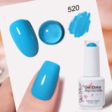 Clou Beaute Grey Color Nail Gel Polish Full Coverage Nail Polish Dark Red Gel Lacquer Varnish Vernis Semi Permanent Nail Art