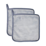 2Pc 15cm Square Makeup Remover Cloth, Makeup Towels Face Washcloth, Makeup Remover Pads Reusable Washable