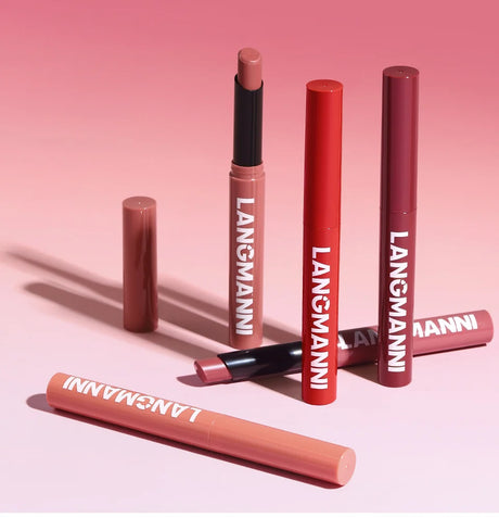 12 Colors Nude Matte Lipstick Waterproof Lip Sticks Not Fading Sexy Red Velvet for Women Make Up Long Lasting Lip Cosmetics