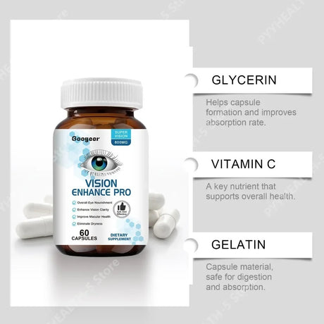 Vitamin C Eye Nutrition Support Capsules Supports Daily Eye Wellness Comfort Daily Wellness Supplement