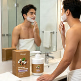 Hoygi Facial Hair Removal Cream for Sensitive Skin Care Upper Lip Hair Removal Coconut Oil Moisturizing Facial Depilatory Cream