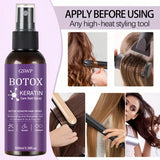 GSWP Botox Keratin Treatment Hair Spray, moisturizes and strengthens hair, reduces tangles, split ends, no need towash.100/200ml