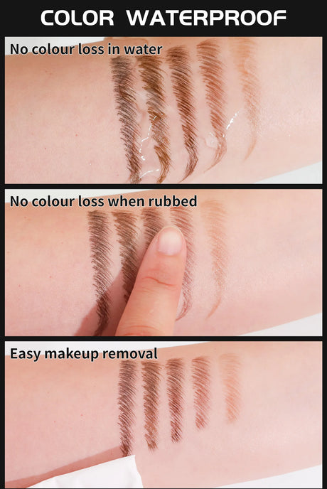 Natural Look Eyebrow Pencil Waterproof Sweat Proof Double Ended 2 in 1 Long Lasting Brow Definition Fill Shape