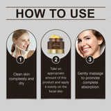 Vitamin C Capsule Facial Cream Even Skin Tone Pigmentation Removal Hydrated Skin Moisturizing Brightening Firming Face Cream