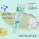 Anti Sun Cream SPF50 UV Defense Broad Spectrum Sunlight Protection Reduce Redness Hydrating Waterproof Prevent Sunburn Sunscreen