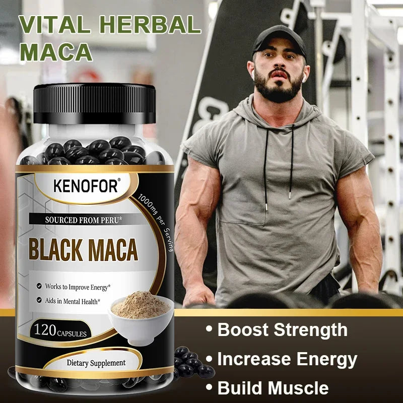 Best Maca for Men and Women Relieves Fatigue Anxiety, Increases Vitality, Improves Stamina and Immunity