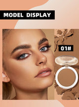 QIBEST Cream Contour Palette Dark Bronzing Powder Charlotte Makeup For Face Highlighter Bronzer Long-Lasting Concealer Cosmetics