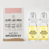 Korean Micro Molecule Anti-Aging Serum Kit Collagen Hyaluronic Acid Anti-Wrinkle Firming Pore Minimizing & Hydrating Daily Care