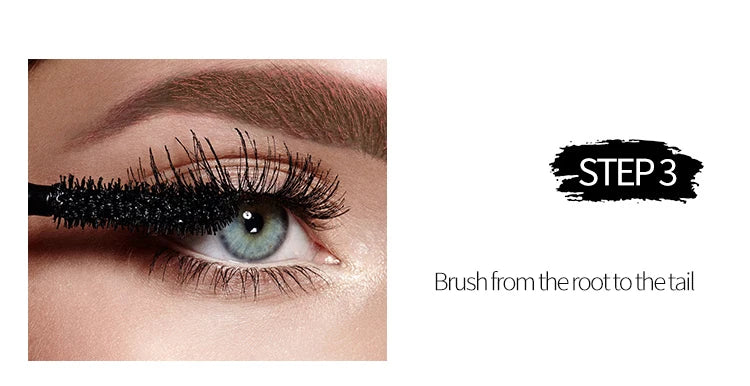 YANQINA Liquid Eyeliner Pencil 4D Waterproof Mascara Set Cosmetics Eye Liner Thick Curling Mascara Eyebrow Pencil Eyes Makeup