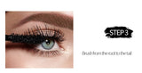 YANQINA Liquid Eyeliner Pencil 4D Waterproof Mascara Set Cosmetics Eye Liner Thick Curling Mascara Eyebrow Pencil Eyes Makeup
