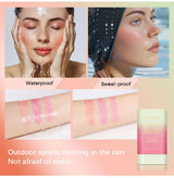 Temperature Change 3-in-1 Cheek Lip Tinted pixiBlush Stick Temperature Change Blush Makeup Products Cosmetic Palette Stick Face