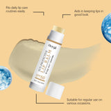 Sun Protective Lip Balm SPF50+ Hydrating Lip Sunblock Fade Lip Lines Nourishing Moisturizing Brighten with Kojic Acid Ceramide