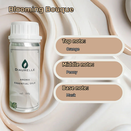 DIAURELLE 100mL Aroma Diffuser Essential Oils 8-Times Concentrated Essence Perfume Flavoring Home Fragrance Air Freshener