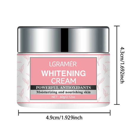 Body Whitening Cream Intimate Areas Underarm Knee Buttocks Private Bleach Remove Melanin Waterproof Brighten Nourish Cream