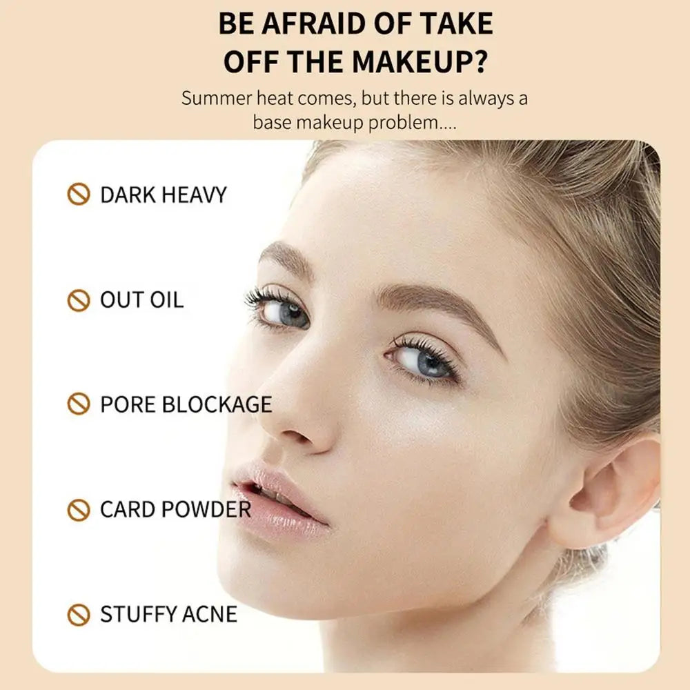 CC Cream Concealer Color Correcting Cream SPF 50 Sunscreen Full Coverage Foundation Lightweight Foundation Moisturizing
