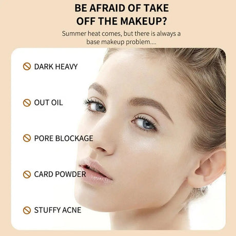 CC Cream Concealer Color Correcting Cream SPF 50 Sunscreen Full Coverage Foundation Lightweight Foundation Moisturizing