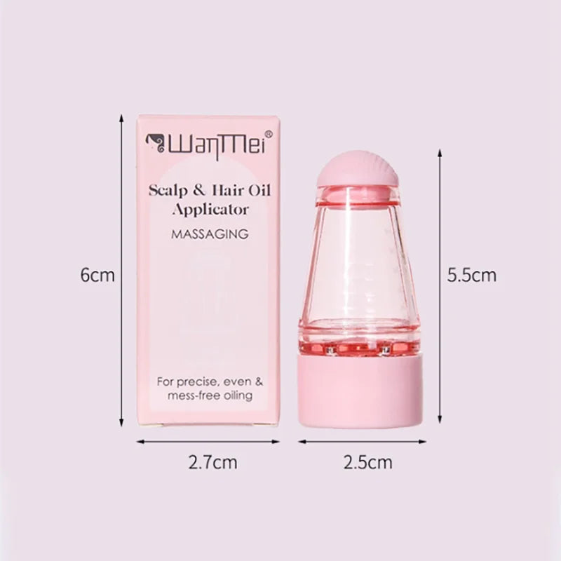 Empty 6ml Scalp Applicator Mini Head Massager Roller Ball Brush for Hair Growth Oil Medicine Liquid Applicator Massage Comb