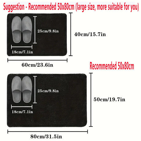 1pc multi-color floral print design bathroom mat, anti-slip, super absorbent and quick-drying shower floor mat, dry and soft ant