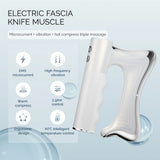 Electric Fascia Knife Vibration Body Massager 10500RPM high vibration massage Massager Warm Body Lifting Blade Comb Massage Tool