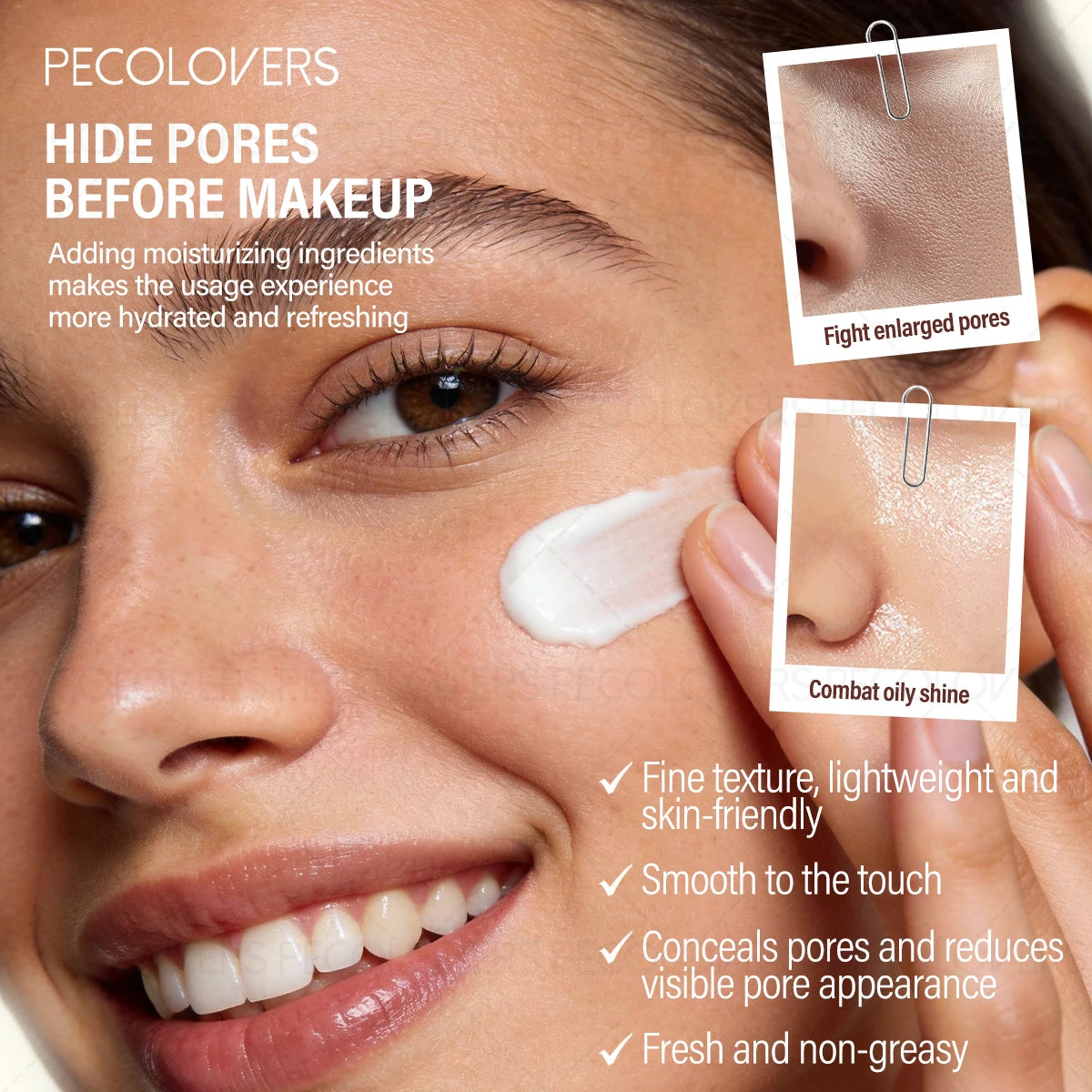 1PC Facial Primer Stick, Conceals Facial Flaws and Spots, Waterproof and Long-Lasting, for Makeup Application