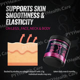 Creatine Powder for Women Booty Builder with Collagen Peptides BCAA L-Glutamine Unflavored Post-Workout Recovery Elasticity