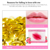 30PCS Collagen Crystal Lip Mask Gel Patches Moisturizing Hydrating Repair Lines Lips Plumper Pad Lip Care Enhancement Lip Mask