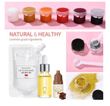 DIY Lip Gloss Making Kit Moisturizing Lip Gloss Base Diy Raw Material Tool Kit Shiny Glitter Lip Tints Glaze Handmade Cosmetic