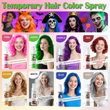 Temporary Hair Color Spray One-Time Hair Dyeing Instant Hair Salon Multi Color Hair Dye Makeup Chalk Washable DIY Party Styling