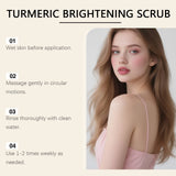 EELHOE Turmeric Scrub Lighten Skin Brightening Products Full Body Cleaning Dead Skin Remover Smooth Sea Salt Exfoliating Scrub