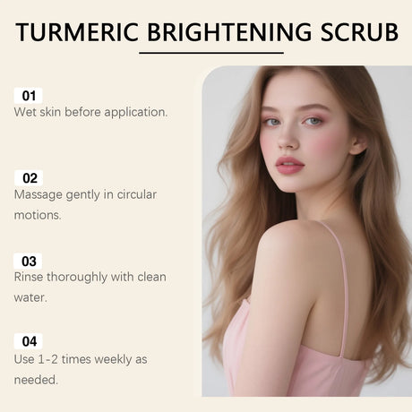 EELHOE Turmeric Scrub Lighten Skin Brightening Products Full Body Cleaning Dead Skin Remover Smooth Sea Salt Exfoliating Scrub