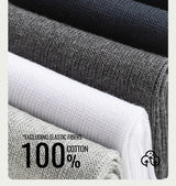 MiiOW Big Size Sock Men Pure Cotton Sock Anti Odor Fat Feet Elastic Widened Loose Sock Compression Sock Elderly Non-Binding Sock