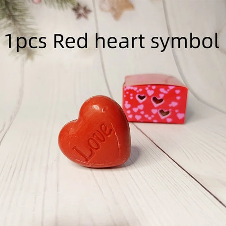 Handmade Love Heart shaped Design Bath Soap Wedding Party Love Gift Soapy Favor Valentine Gift Hand Soap
