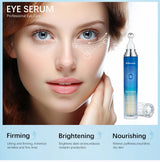 Anti-Wrinkle Eye Serum 5% Caffeine Eye Cream Eye Roller Ball Cream For Dark Circles Fades Fine Lines Remove Eye Bags 15ml