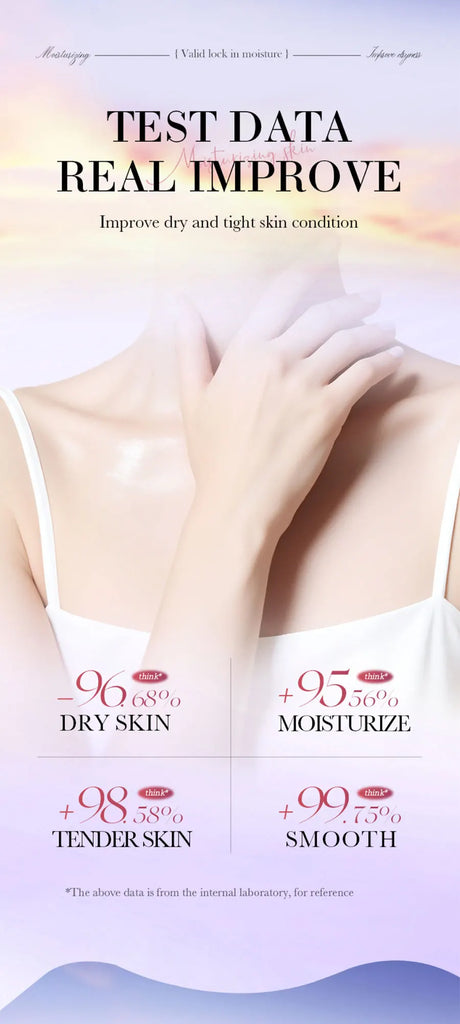 Vanilla Marshmallow Body Lotion Smooths and Refines Skin, Improves Dryness, Tightness, and Roughness, and Moisturizes the Skin.