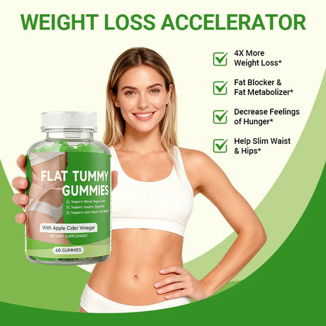 Metabolism Support Gummies - Weight Management,Fat Burning, Metabolism Boosting,Supports A Healthy Nervous System - 60 Gummies
