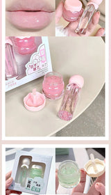 LEE INTO lip balm lip kit moisturizing water light jelly day and night thick lip balm