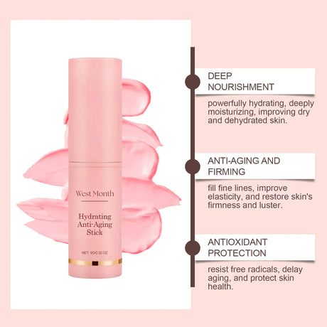 Collagen Wrinkle Removal Multi Bounce Balm Stick Instant Anti-Aging Firming Lift Brighten Facial Dull Skin Moisturizer Cosmetics