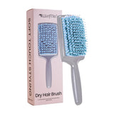 Professional Hair Dryer Brush Microfiber Bristles Quick Drying Comb Anti-Scald Hair Care Styling Tool for Women Home Use
