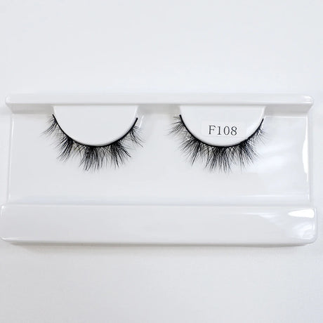 Natural Mink Lashes High Quality Fashion Classic Soft Full Strip Lashes Makeup 12mm Short Mink Eyelashes