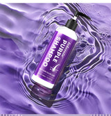 Purple Hair Dye Shampoo for Blonde to Cover Gray Non-irritating Hair Fading Yellow After Bleach Hair Shampoo Gray Hair Remedy